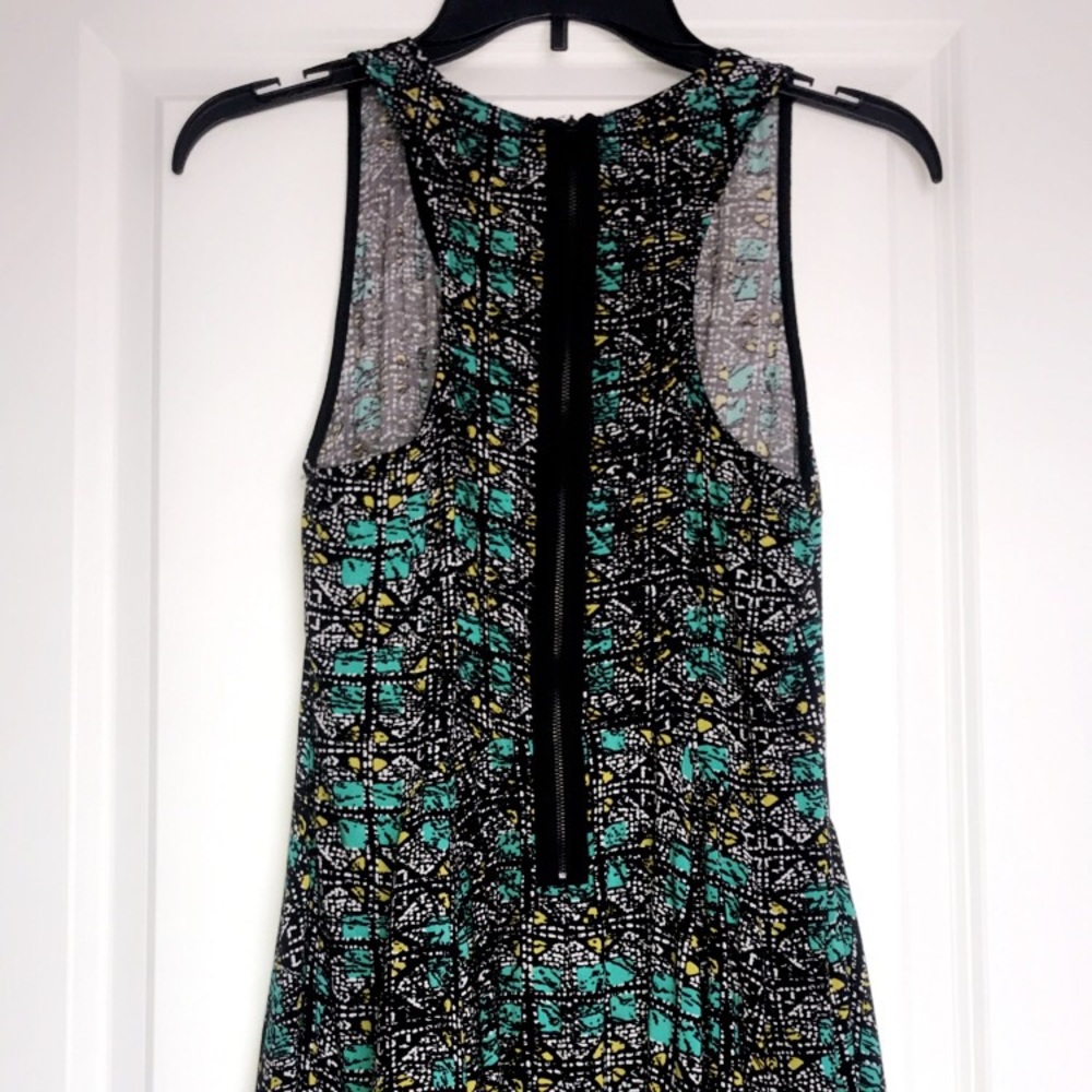 Multicolor racerback dress